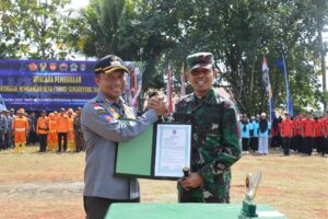 Pembukaan Program TNI Manunggal Membangun Desa (TMMD) Sengkuyung III Desa Sawangan Kecamatan Jeruklegi Kabupaten Cilacap