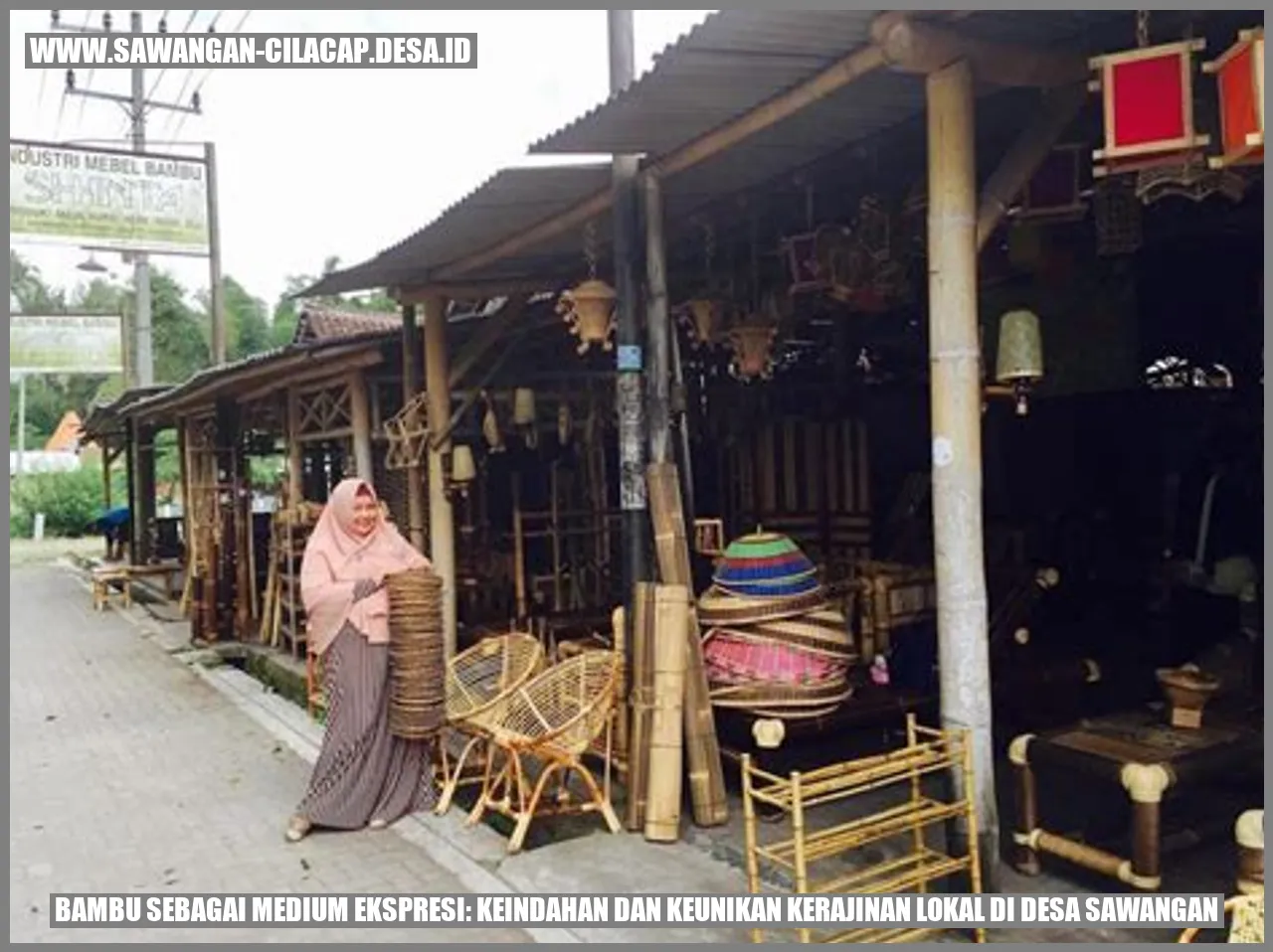 Bambu sebagai Medium Ekspresi: Keindahan dan Keunikan Kerajinan Lokal di Desa Sawangan