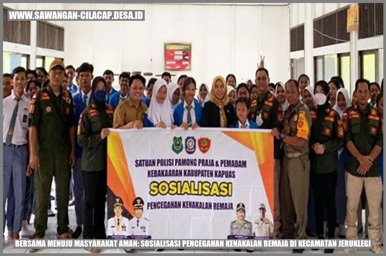 Bersama Menuju Masyarakat Aman: Sosialisasi Pencegahan Kenakalan Remaja di Kecamatan Jeruklegi