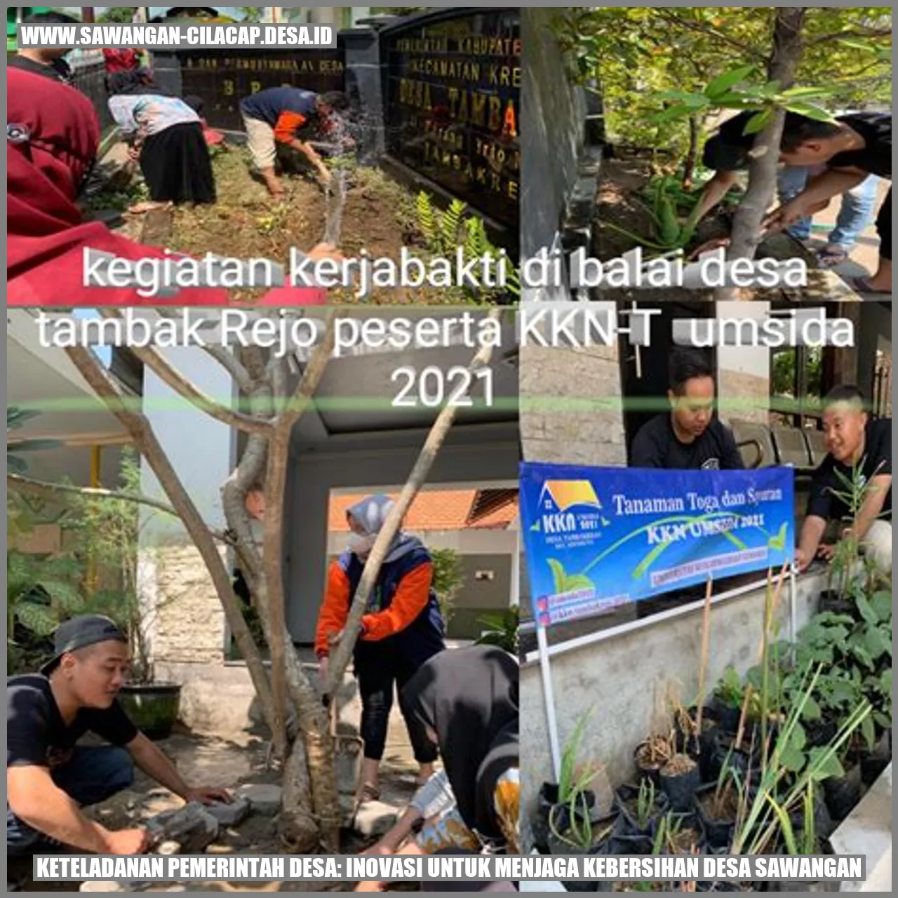 Keteladanan Pemerintah Desa: Inovasi untuk Menjaga Kebersihan Desa Sawangan