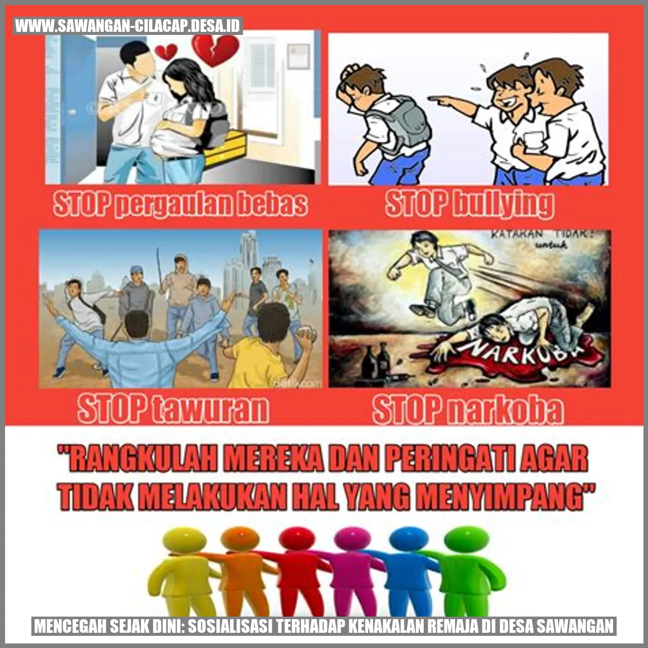 Mencegah Sejak Dini: Sosialisasi Terhadap Kenakalan Remaja di Desa Sawangan