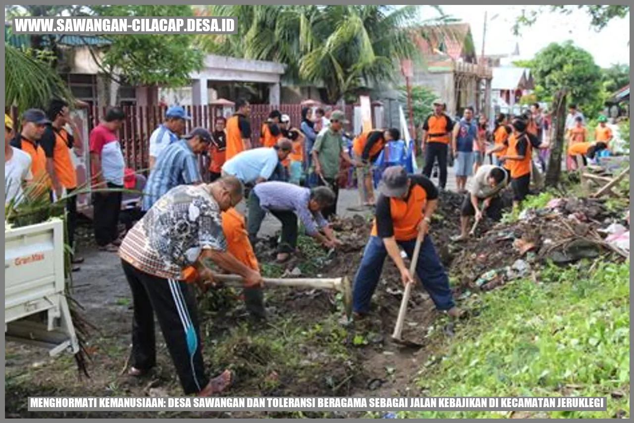 Menghormati Kemanusiaan: Desa Sawangan dan Toleransi Beragama sebagai Jalan Kebajikan di Kecamatan Jeruklegi