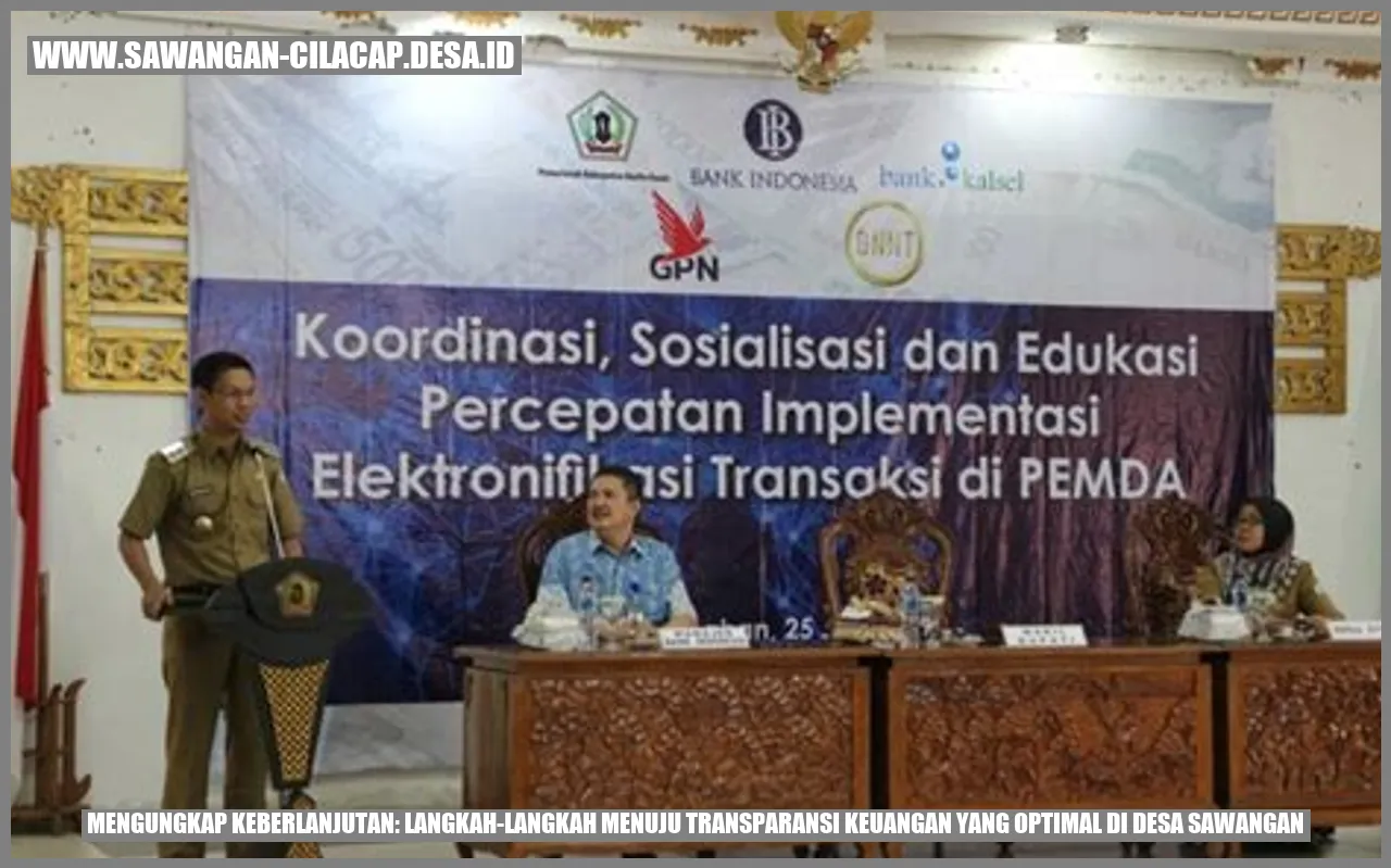Mengungkap Keberlanjutan: Langkah-langkah Menuju Transparansi Keuangan yang Optimal di Desa Sawangan