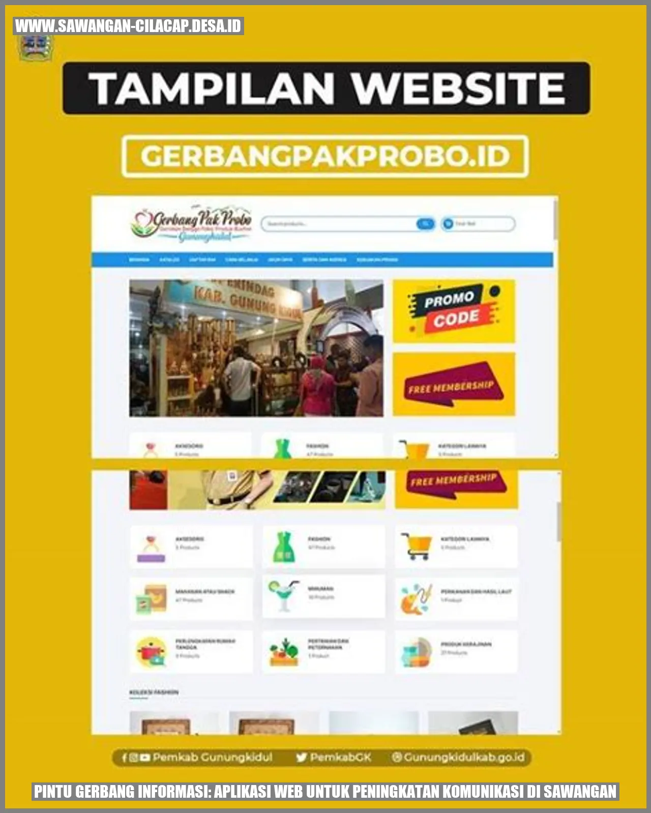 Pintu Gerbang Informasi: Aplikasi Web untuk Peningkatan Komunikasi di Sawangan