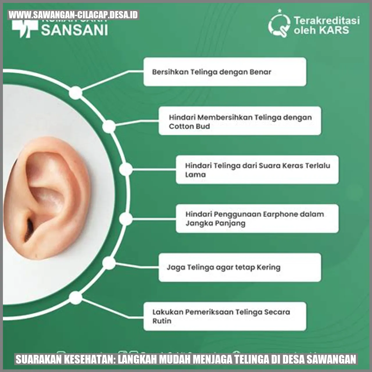 Suarakan Kesehatan: Langkah Mudah Menjaga Telinga di Desa Sawangan