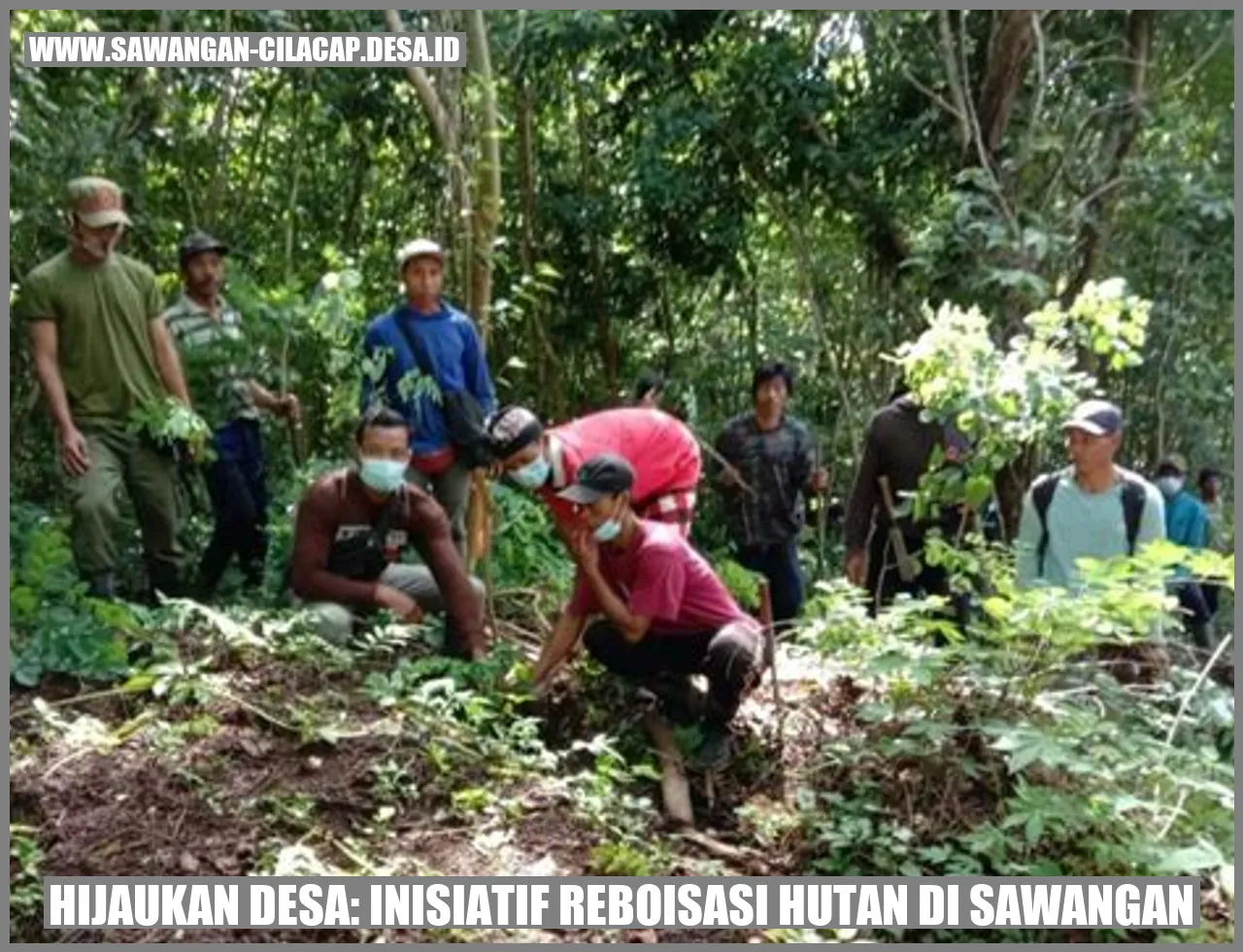 Hijaukan Desa: Inisiatif Reboisasi Hutan di Sawangan